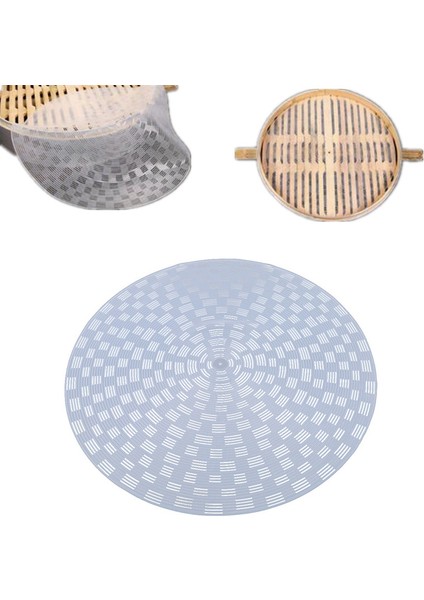 50CM Tarzı Silikon Buharlı Matara Kağıdı Non Stick Paspas Hava Fritözü Buharlı Liner Mutfak Malzemeleri (Yurt Dışından) fırsatları