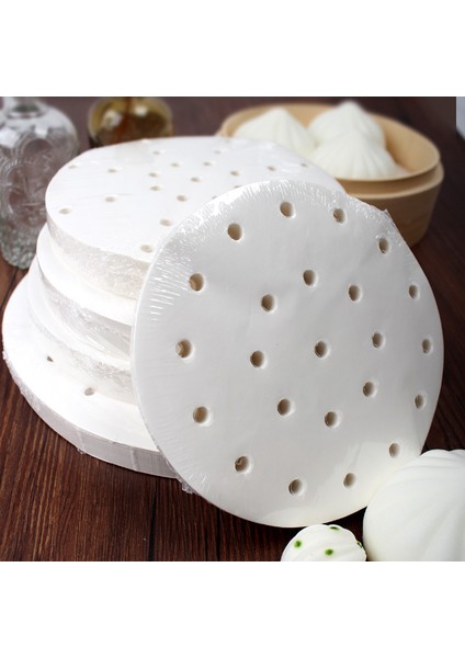 18CM Tarzı Hava Fritözü Liner Kare Hava Fritözü Kağıt Inç Tek Kullanımlık Fırın Kağıtları Delikli Pergament Kağıtlar Buhar Matı (Yurt Dışından)