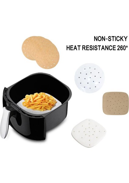 No.17 Stili Fırın Silikon Yağı Anti Yapışkan Buhar Tencere Ped Hava Fritözü Linerleri 6 Adet Bambu Linerler Premium Silikon Kağıt Bambu Buhar Tenceresi Için (Yurt Dışından)