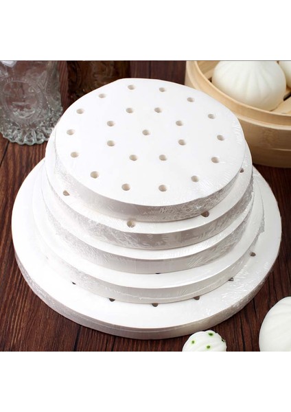Bir Stil Bambu Buharlı Tabak Dim Sum Kağıt Yapışmaz Restoran Kağıdı Linerler Buharlı Mat Mutfak Pişirme Araçları cm (Yurt Dışından)