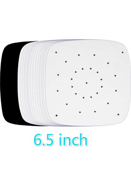 No.14 Tarzı Fırın Silikon Yağı Anti Yapışkan Buhar Tencere Ped Hava Fritözü Linerleri 6 Adet Bambu Linerler Premium Silikon Kağıt Bambu Buhar Tenceresi Için (Yurt Dışından)