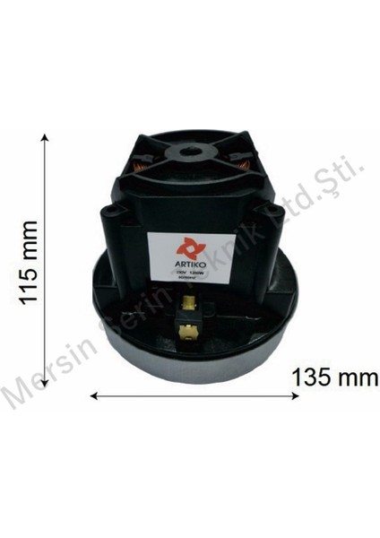 Artiko 230V 1600W Bakalit Süpürge Motoru / W71 modelleri