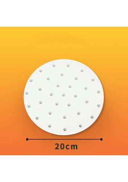 Yuvarlak 20CM Tarzı Hava Fritözü Liner Kare Hava Fritözü Kağıt Inç Tek Kullanımlık Fırın Kağıtları Delikli Pergament Kağıtlar Buhar Matı (Yurt Dışından)