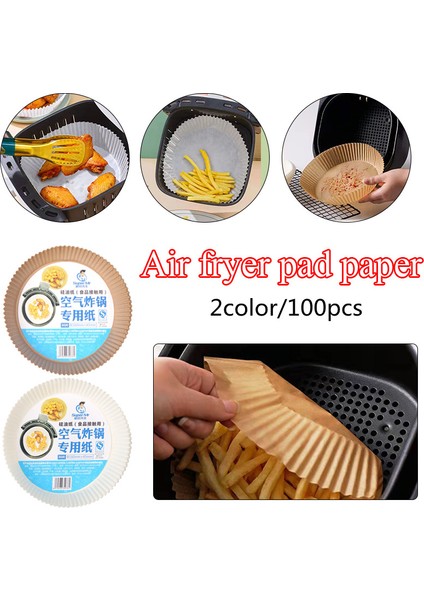 Kahve Tarzı Hava Fritözü Tek Kullanımlık Kağıt Tabak Mat Buharlı Yuvarlak Kağıt Fırın Matlar Mutfak Airfryer Pişirme Aksesuarları (Yurt Dışından) fiyatları