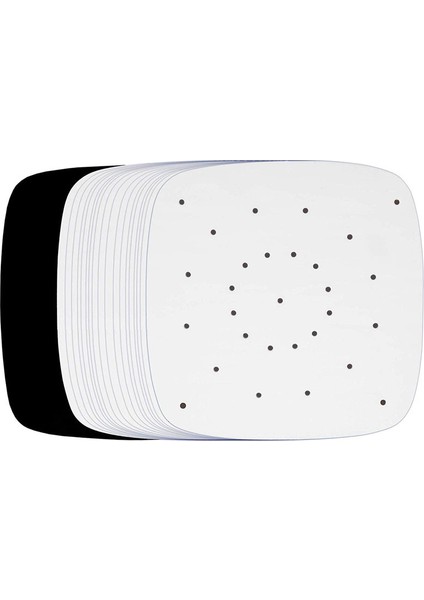 Kırmızı Stil Hava Fritözü Linerları Bambu Buharlı Linerları Premium Delikli Yapışmaz Kağıt Mangal Köfte Yapıcısı Kurabiye Fırın Mutfak Aksesuarları (Yurt Dışından)