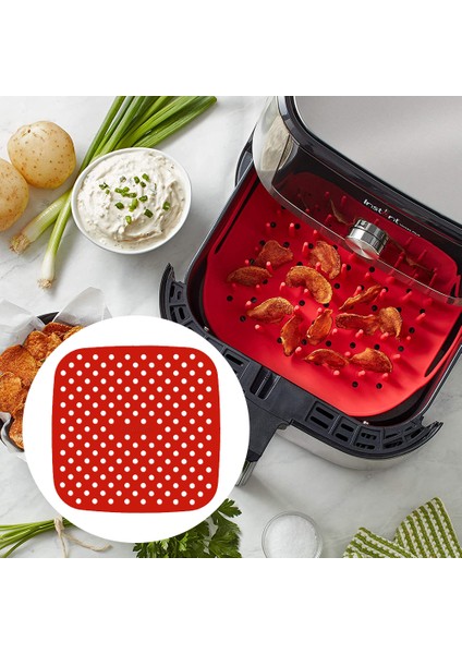 Çikolata Tarzı Hava Fritözü Pedleri Silikon Buharlı Pişirme Kağıt Kalıp Yapışmaz Gıda Pişirme Tekrar Kullanılabilir Fırın Pişirme Kapları Mutfak Araç ve Gereçleri (Yurt Dışından) fırsatları