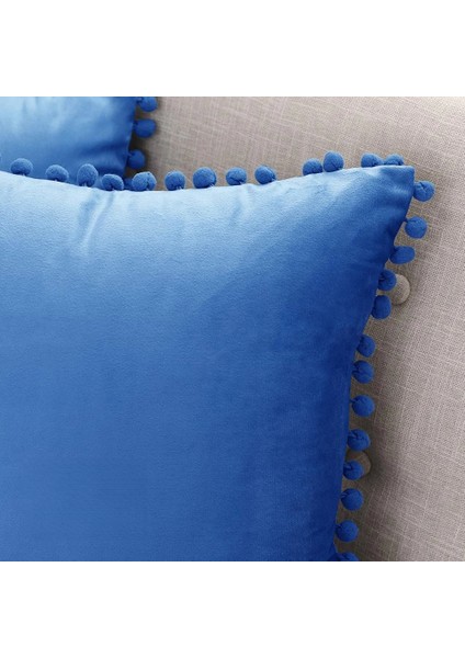 2 Adet Ponponlu Dekoratif Kırlent Kılıfı modelleri