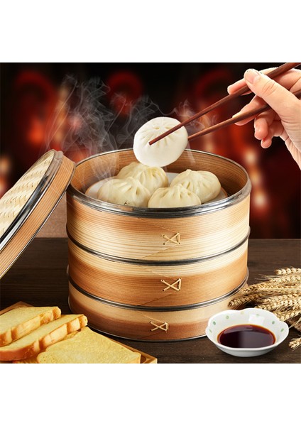 14CM 1 Adet Vapur Stili Bambu Buharlı Balık ve Pirinç Sepeti Mutfak Pişirme Aracı Balık Pirinç Dim Sum Sepeti Pirinç Makarna Pişirici Yemek Buharda Pişmiş Dolgulu Sepet (Yurt Dışından) fiyatları