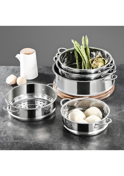 26CM Tarzı 304 Paslanmaz Çelik Gıda Buhar Izgarası Tepsi ile Çift Kulaklı Süzgeçli Pilav Tenceresi Mantı Buharlı Pişirici Mutfak Pişirme Araçları (Yurt Dışından) fırsatları