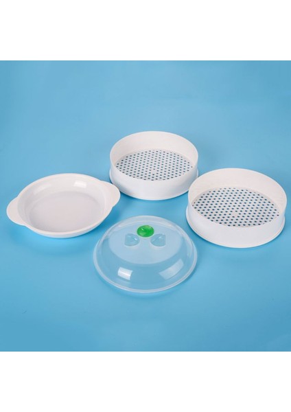 Çift Katlı Plastik Buharlı Mikrodalga Fırın Yuvarlak Buharlı Pişirici (Yurt Dışından) fiyatları