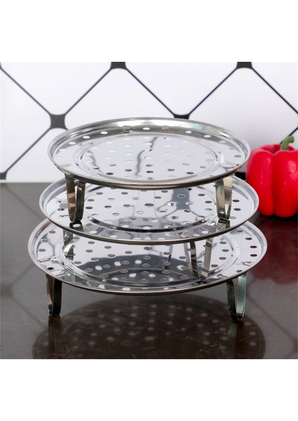 21.5cm Tarzı 1 Pc Çok Fonksiyonlu Buharlı Raf Tencere Paslanmaz Çelik Buhar Rafı Dayanıklı Tencere Buhar Tepsisi Standı Mutfak Aksesuarları (Yurt Dışından) fiyatları