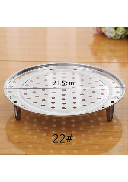 No.22 Tarzı 1 Pc Çok Fonksiyonlu Buhar Rafı Tencere Paslanmaz Çelik Buhar Rafı Dayanıklı Pot Buhar Tepsi Standı Mutfak Aksesuarları (Yurt Dışından)