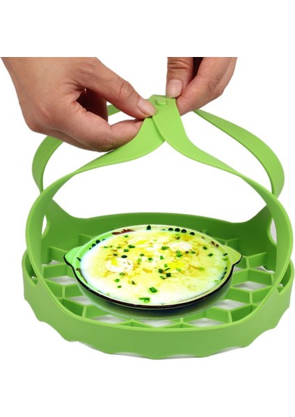 Mavi-S Tarzı Anlık Tencere 6 Qt ve 8 Qt, Ninja Foodi 5 Qt ve 8 Qt ve Diğer Modellerle Uyumlu Silikon Taşıma Aparatları (Yurt Dışından) fırsatları