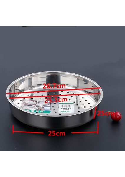 26,7 cm Stili 304 Paslanmaz Çelik Buharlı Sepet Pilav Makinesi Buharlı Sebze Haşlama Tepsisi Meyve Temizleme Süzme Sepeti Mutfak Araçları (Yurt Dışından)