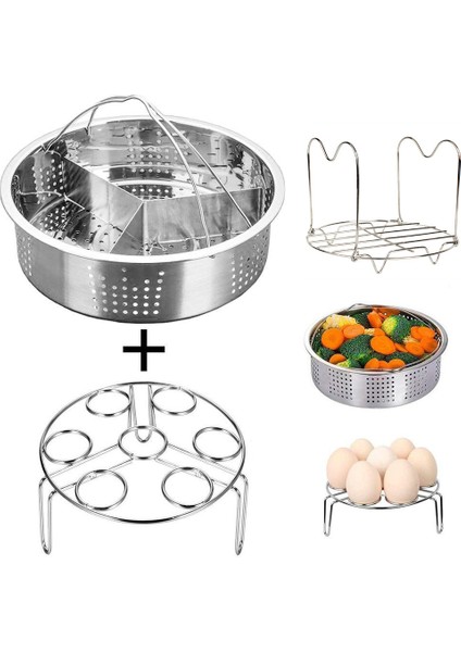 E Stili Hızlı Tencere Aksesuarları, Buhar Sepeti, Yumurta Pişirme Rafı, Yapışmaz Kek Kalıbı, Yemek Klipleri, Basınçlı Tencere Aksesuarları. (Yurt Dışından) modelleri