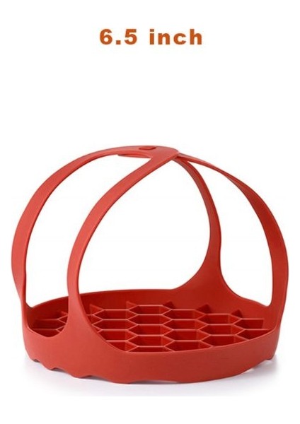 Kırmızı-S Tarzı Anlık Tencere 6 Qt ve 8 Qt, Ninja Foodi 5 Qt ve 8 Qt ve Diğer Modellerle Uyumlu Silikon Taşıma Aparatları (Yurt Dışından)