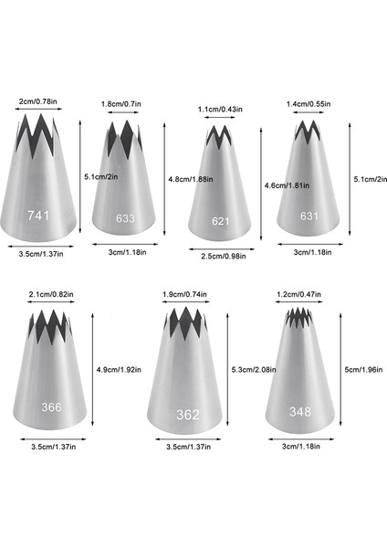 1 Adet 633 Tarzı Kreması Pastacılık Için Rus Pastacılık Uçları 9 Uçlar Pasta Süsleme Uçları Yaprak Lale Gül Pasta Uçları Uçları Şekerleme (Yurt Dışından) fırsatları