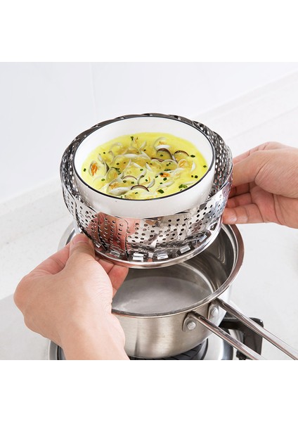 S Tarzı Çekilebilir Paslanmaz Çelik Gıda Meyve Sebze Süzgeç Tencere Buharlı Pişirici Buhar Tepsi Katlanabilir Buharlı Kase (Yurt Dışından) modelleri