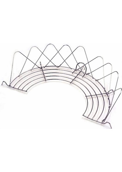 32CM Tarzı Çok Fonksiyonlu Kızartma Yağı Filtre Rafı Paslanmaz Çelik Yarı Daire Buharlı Yağ Tutucu Mutfak Pişirme Katlanabilir Aletler (Yurt Dışından) fiyatları