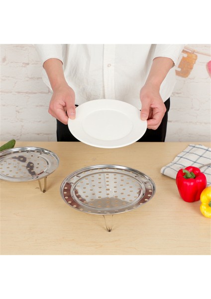 19.5cm Tarzı 1 Pc Çok Fonksiyonlu Buharlı Raf Tencere Paslanmaz Çelik Buhar Rafı Dayanıklı Tencere Buhar Tepsisi Standı Mutfak Aksesuarları (Yurt Dışından) fırsatları