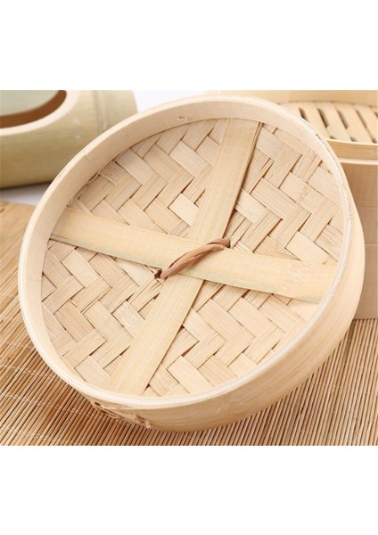 13CM 3 Katlı 1 Kapak Stili Bir Kafes Veya Kapak Yemek Bambu Buharlı Balık Pilav Sebze Atıştırmalık Sepeti Seti Mutfak Pişirme Araçları Mantı Buharlı Tencere Buhar Potu (Yurt Dışından) fırsatları