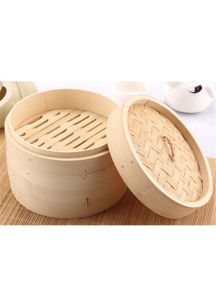 13CM 3 Katlı 1 Kapak Stili Bir Kafes Veya Kapak Yemek Bambu Buharlı Balık Pilav Sebze Atıştırmalık Sepeti Seti Mutfak Pişirme Araçları Mantı Buharlı Tencere Buhar Potu (Yurt Dışından) indirimleri