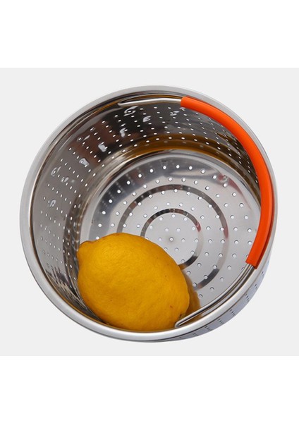 6 Quarts Style 304 Paslanmaz Çelik Buhar Sepeti Instant Pot Aksesuarları Qt Instant Pot Basınç Tenceresi ile Silikon Kaplı Kolu Için (Yurt Dışından)