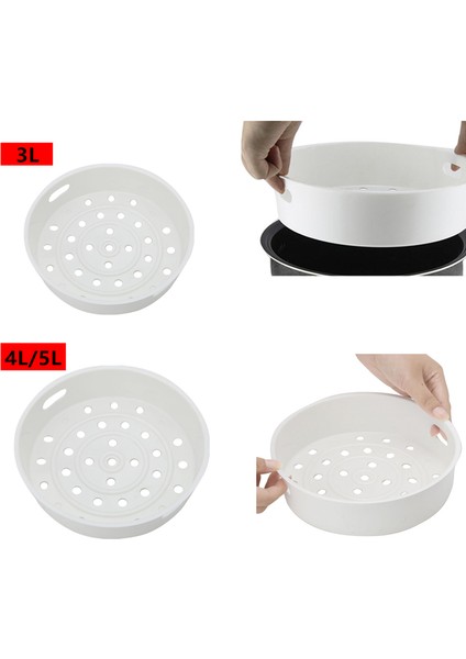 3l Tarzı Buharlık Raf Standı Buhar Sepeti Gıda Kalitesi Plastik Buhar Sepeti Dayanıklı Buhar Standı Tencere Pilav Makinesi Için Pişirme Ekipmanı (Yurt Dışından) modelleri