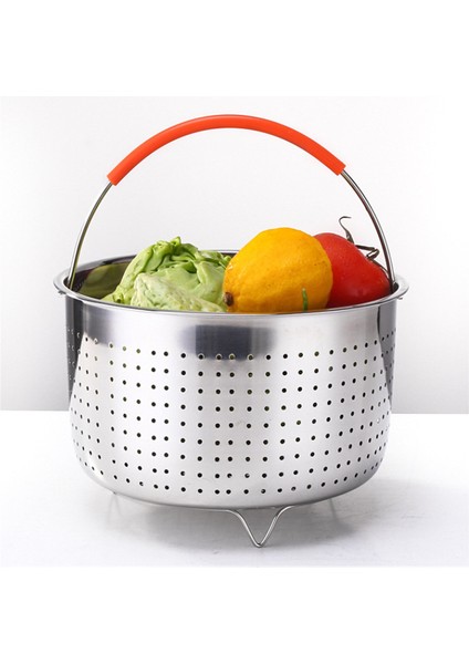 8qt Stili 304 Paslanmaz Çelik Pirinç Pişirme Buhar Sepeti Quart Basınç Tencere Anti-Yakma Buharlı Makarna Çok (Yurt Dışından) fiyatları