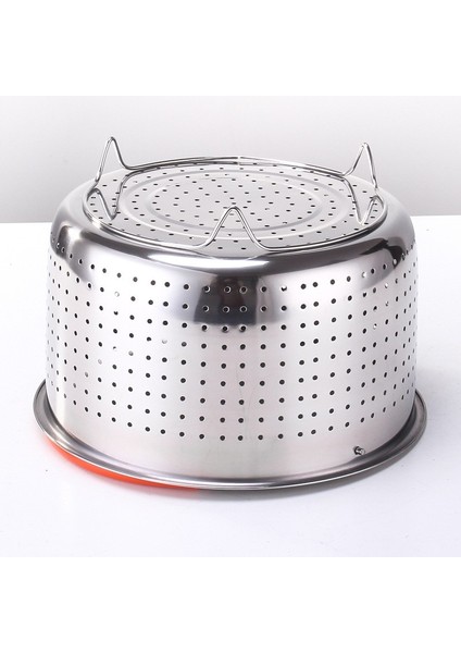 8qt Stili 304 Paslanmaz Çelik Pirinç Pişirme Buhar Sepeti Quart Basınç Tencere Anti-Yakma Buharlı Makarna Çok (Yurt Dışından) fırsatları