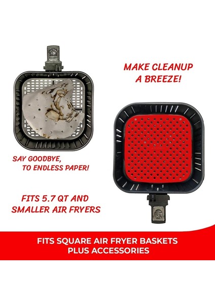 No.1 Tarzı Hava Fritözü Için Silikon Kızartma Sepeti Matı - 7.5~9 Inç Hava Fritözleri Için - Mutfak Aksesuarları (Yurt Dışından) indirimleri