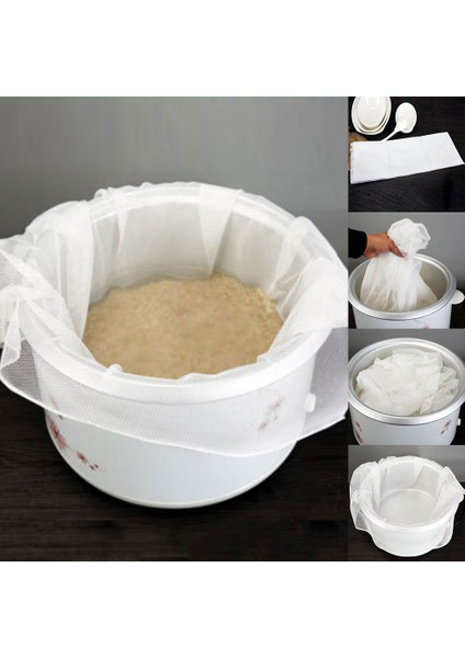 Yapışmaz Buharlı Bez Dim Sum Aracı Mutfak Yeniden Kullanılabilir Pamuklu Buharlı Buhar Bezi Sushi Mutfak Buharı Havlu Buharı Ekmek (Yurt Dışından)