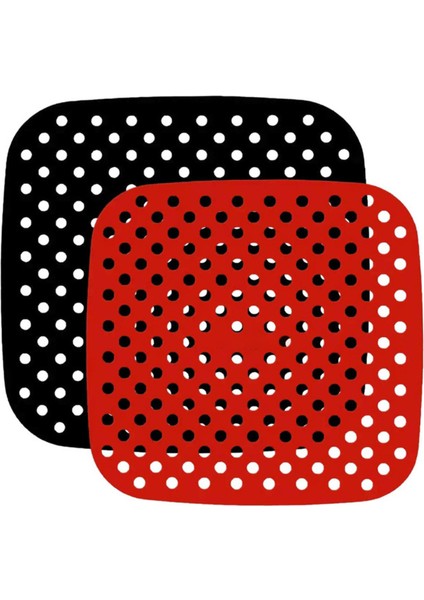 Yuvarlak 9ınch Siyah Stil Yuvarlak Kare Silikon Hava Fritözü Lider Yapışmaz Fırın Mat Hamur Işleri Aksesuarı Yeniden Kullanılabilir Fırın Tepsisi Yağ Matları Kek Izgara Tabak - (Yurt Dışından) modelleri