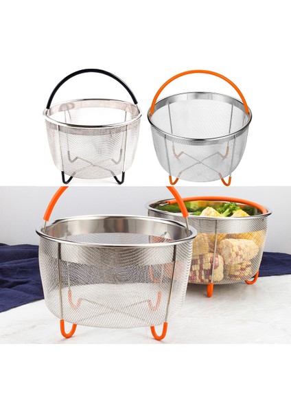 Siyah Stil Instant Pot Aksesuarları Için 6 Qt Paslanmaz Çelik Buhar Tenceresi Sepeti (Yurt Dışından)