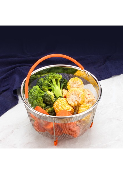 Siyah Stil Instant Pot Aksesuarları Için 6 Qt Paslanmaz Çelik Buhar Tenceresi Sepeti (Yurt Dışından)
