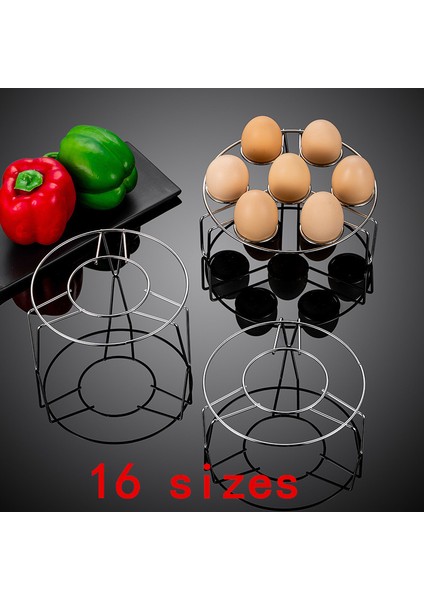 19.5xy6.9cm Stili Kalın Paslanmaz Çelik Buharlı Gıda Mutfak Tencere Buharlı Rafı Takımı Pişirme Buhar Standı Mutfak Isıtma Malzemeleri (Yurt Dışından)