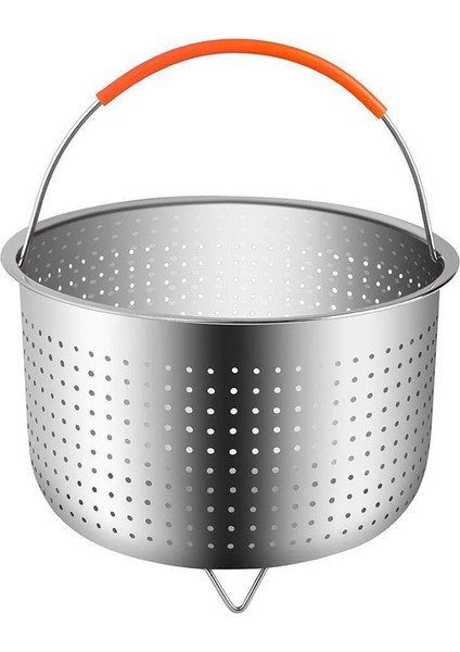 Paslanmaz Çelik Mutfak Buhar Sepeti Düdüklü Tencere Anti- Steamer Çok Fonksiyonlu Meyve Temizleme Sepeti Cookeo Aksesuarları (Yurt Dışından)