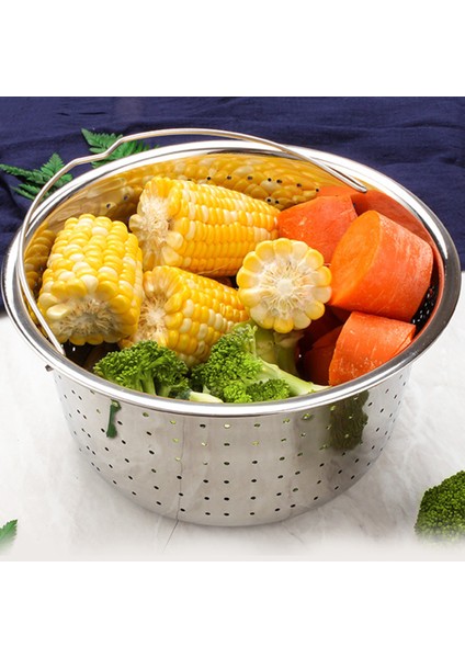 Paslanmaz Çelik Mutfak Buhar Sepeti Düdüklü Tencere Anti- Steamer Çok Fonksiyonlu Meyve Temizleme Sepeti Cookeo Aksesuarları (Yurt Dışından) modelleri