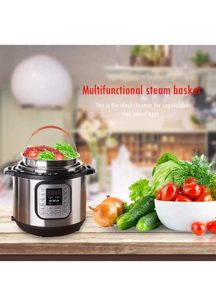 215X115MM Stili Sebze Buharlı Pişirici Mutfak Tenceresi Anti-Sıcaklık Buhar Sepeti Düdüklü Tencere Meyve Buharlı Pişirici Cookeo Mutfak Aksesuarları (Yurt Dışından) indirimleri