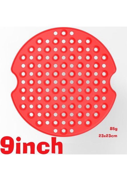 Mor Tarzı Airware Yeniden Kullanılabilir Hava Fritözü Silikon Aksesuarları Liners Inç Kare Yuvarlak Yapışmaz Silikon Hava Fritözü Sepet Matları (Yurt Dışından)