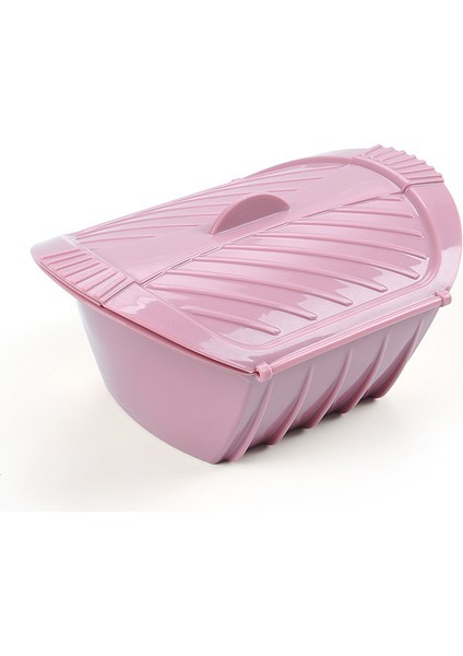 Küçük Stil Yaratıcı Silikon Buharda Pişirme Kabı ile Kapaklı Mikrodalga Fırın Silikon Buharlı Tabak - (Yurt Dışından)