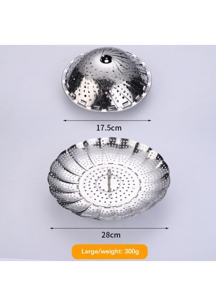 L Tarzı Evrensel Buhar Izgarası Paslanmaz Çelik Steamer Basınç Tenceresi Steamer Katlanabilir Steamer Mutfak Için Pişirme ve Mutfak Araçları (Yurt Dışından)