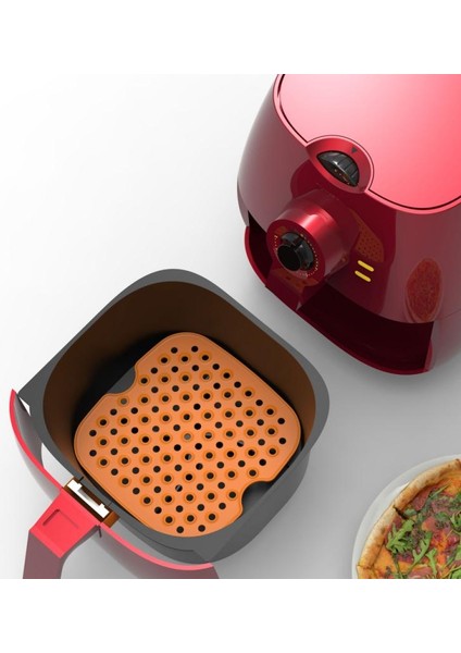 No.1 Tarzı 1 Adet Hava Fritözü Liner Airfryer Mat Kalınlaşmış Gıda Sınıfı Yapışmaz Silikon Sepet 7.5 ~ 9 Inç Hava Fritözleri Buharlı Pişiriciler Aksesuarları (Yurt Dışından) modelleri