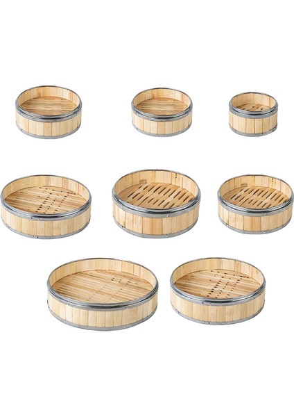 5 Kapak Stili Bambu Gıda Buharıyla Pişirici - Paslanmaz Çelik Bandajlı No Kapak Buhar Sepeti Hamur Işleri Buharıyla Pişirici Dondurma Dim Sum Kafesi Pişirici (Yurt Dışından) fiyatları