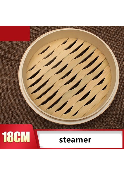 18 cm Buharlı Pişirici Tarzı Bambu Buharlı Pişirici Pirinç Et Mantı Yemek Pişirme En Çok Satan Mutfak Tenceresi cm Kapaklı Buhar Tenceresi Sepeti (Yurt Dışından)