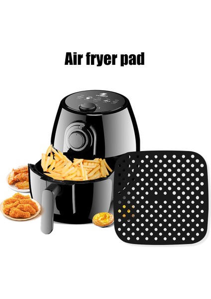 Stil G Stili Hava Fritözü Linerleri Anti-Yapışkan Ped Delikli Silikon Buhar Tenceresi Yağ Matı Fritözü Buhar Fırın Pişirme Mutfak Aracı (Yurt Dışından) modelleri