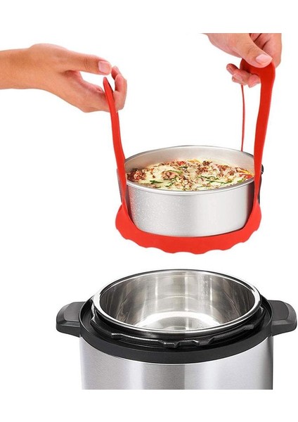 B Tarzı Basınçlı Tencere Askısı Silikon Buharlı Pişirici Aksesuarları Mutfak Tencere Süzgeç Crock Matı Yumurta Izoleli Araçlar Isı Rafı Pişiriciler C0Y7 (Yurt Dışından) modelleri