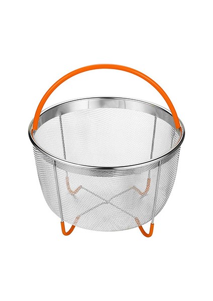 Turuncu Tarzı Instant Pot 6qt Için Buhar Sepeti Paslanmaz Çelik Tel Buharlı Sebze Pişirme Aksesuarları (Yurt Dışından)