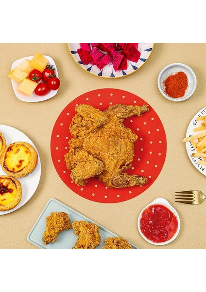 No.2 Tarzı Hava Fritözü Kâğıt Yerine Geçen Yeniden Kullanılabilir Silikon Kaymaz Yuvarlak Hava Fritözü Matı Anti-Yapışkan Buhar Sepeti Matı Pişirme Mutfak Aracı (Yurt Dışından) fiyatları