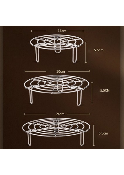 16CM Tarzı Çelik Buharlığı Rafı Eklemek Stok Tencere Tava Pişirme Tepsisi Pişirme Standı Mutfak Eşyaları Mutfak Aksesuarları (Yurt Dışından) indirimleri